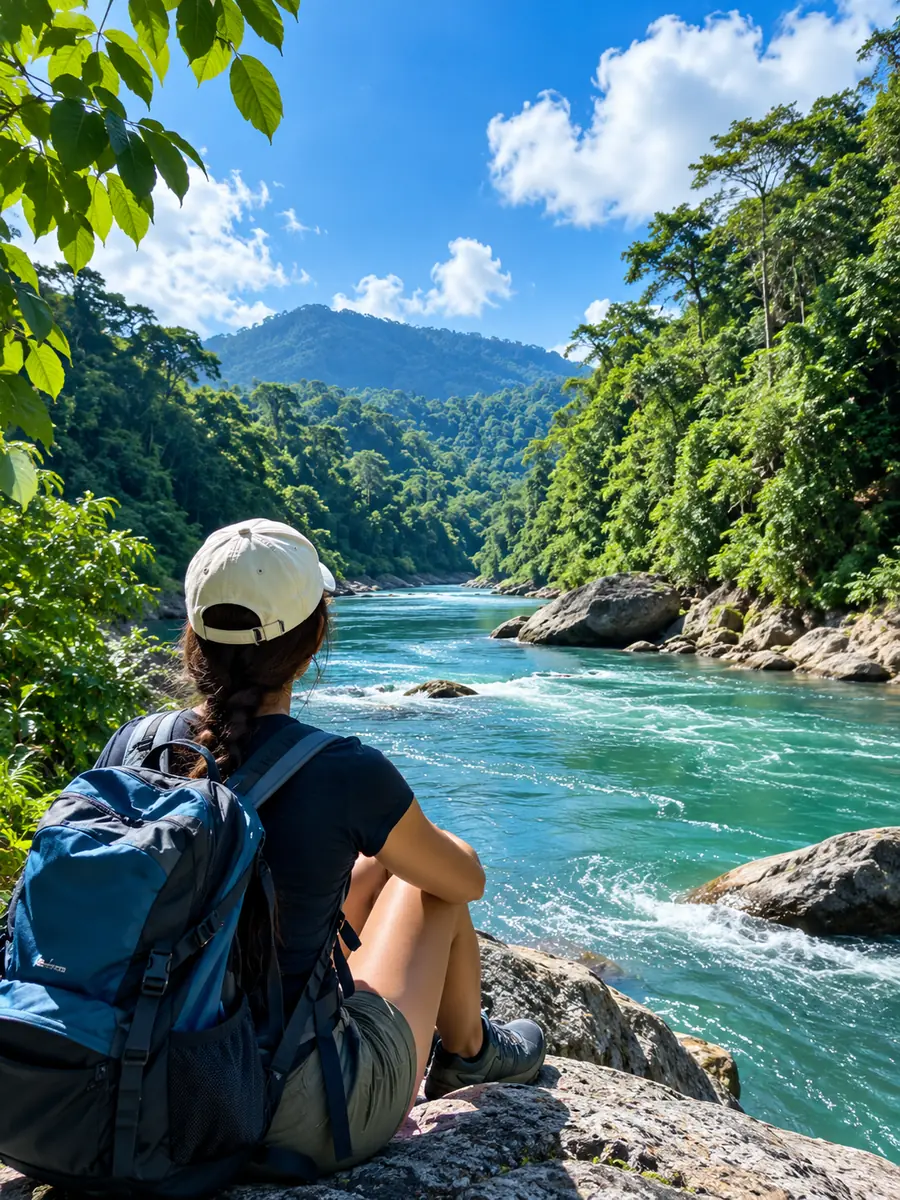 Aussicht am Río Pacuare